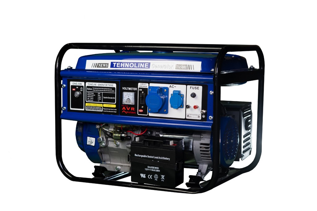 Генератор Tehnotek T 6500 E (5,5/6,0,кВт, электростарт,медная обмотка)