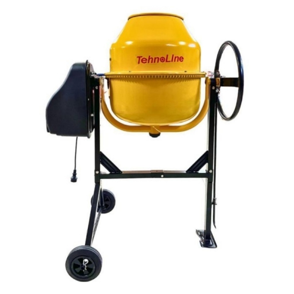 Бетоносмеситель TEHNOLINE Т220 чугунный венец (220л. 1200 Вт)
