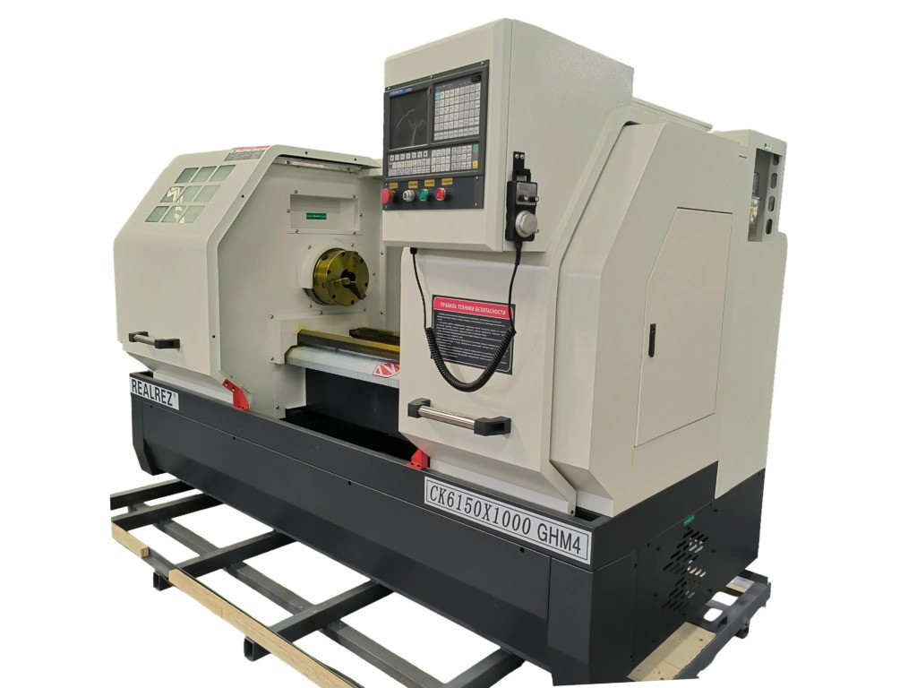 Токарный станок с ЧПУ REALREZ CK 6150х1000 GHM4 (утяжеленная станина)