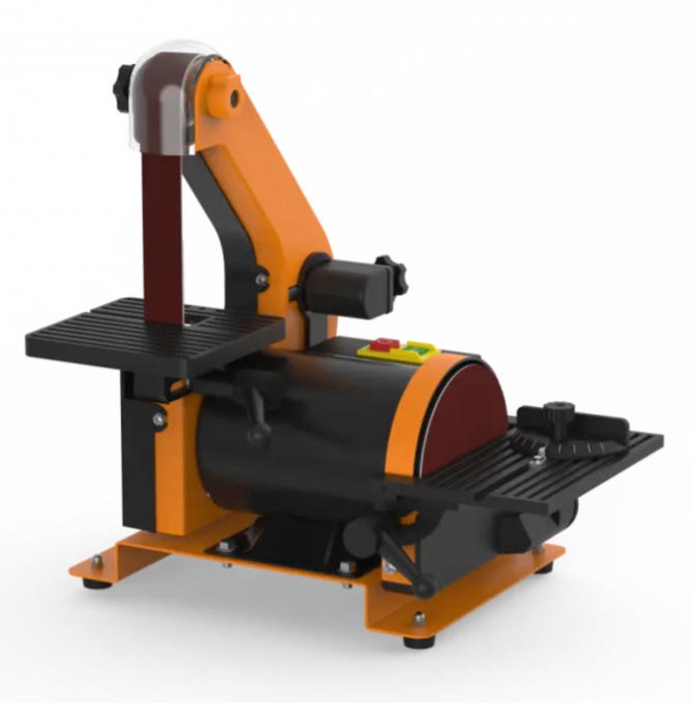 Станок шлифовальный ленточно-дисковый REALREZ RBD2 25/125, 250Вт, 220В