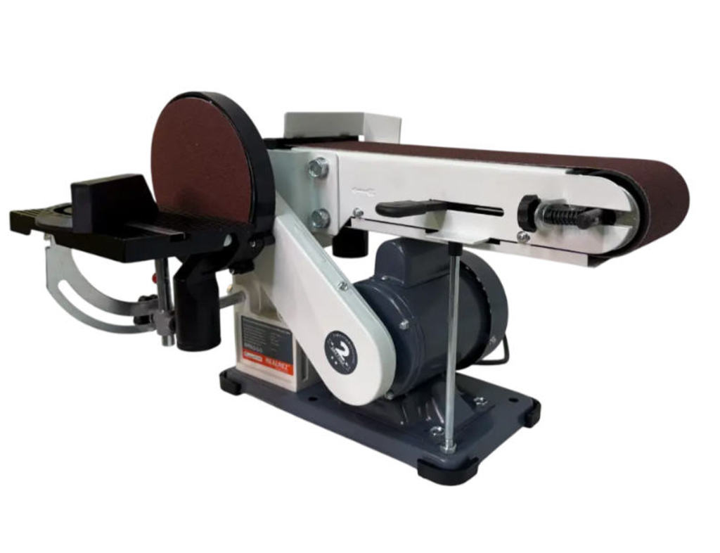 Станок шлифовальный ленточно-дисковый REALREZ RBD4, 350Вт, 220В