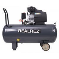 Поршневой компрессор REALREZ RBM-100, 8 бар, 1500Вт, 220В