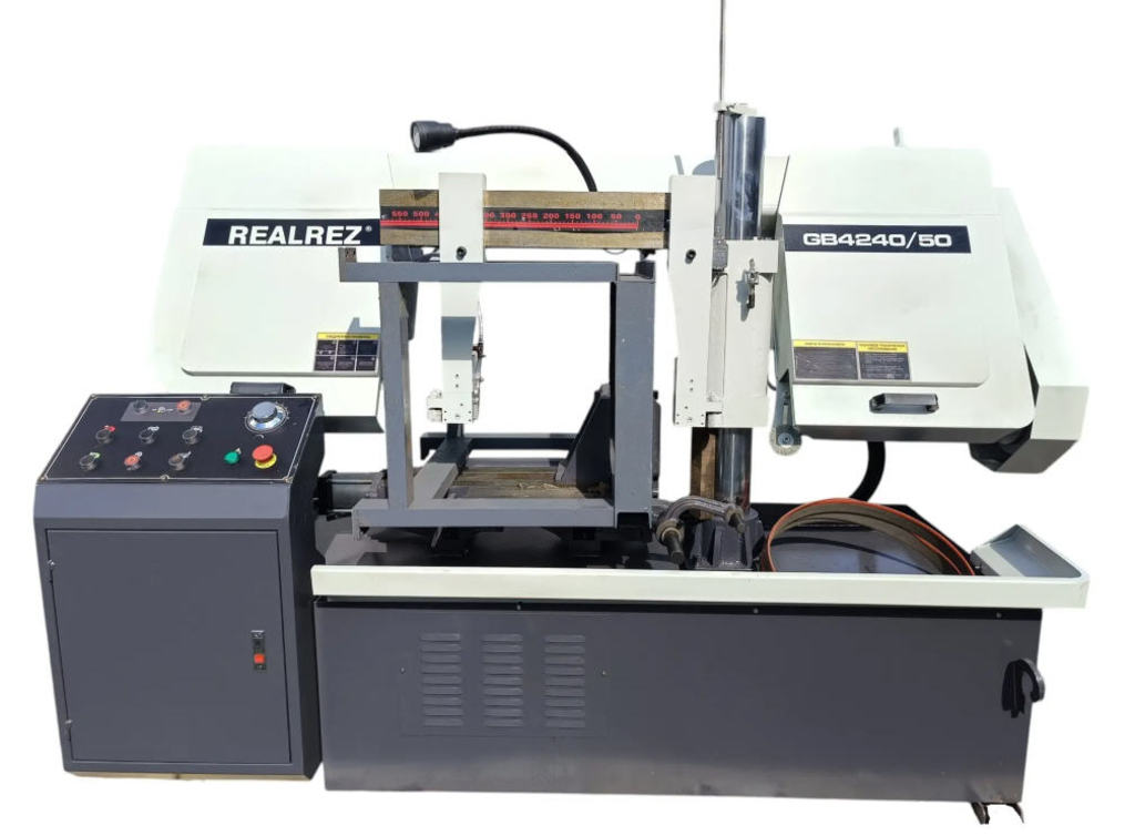 Станок ленточнопильный полуавтоматический REALREZ GB4240/50, 5100Вт, 380В
