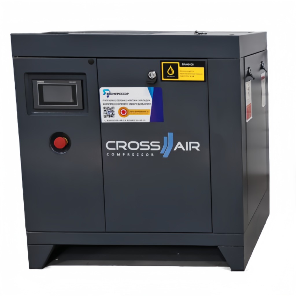 Винтовой компрессор CrossAir CAVF11-10GA, 11кВт с частотным преобразователем
