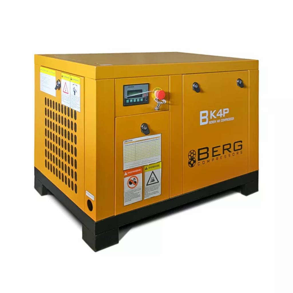 Компрессор винтовой Berg BK-4P, 4 кВт, 380В
