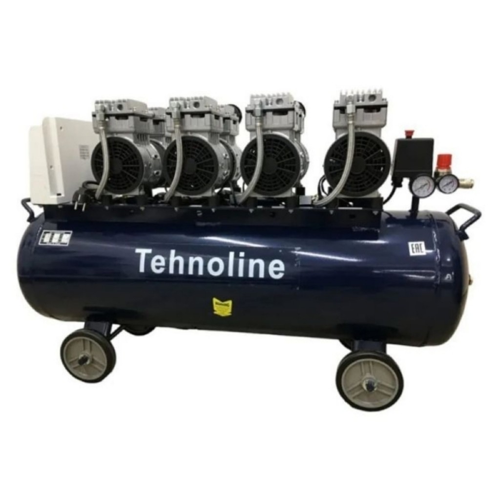 Компрессор Tehnoline ТВ1100*4/150/4,5 кВт/8 атм/380В/прямая передача/безмасляный