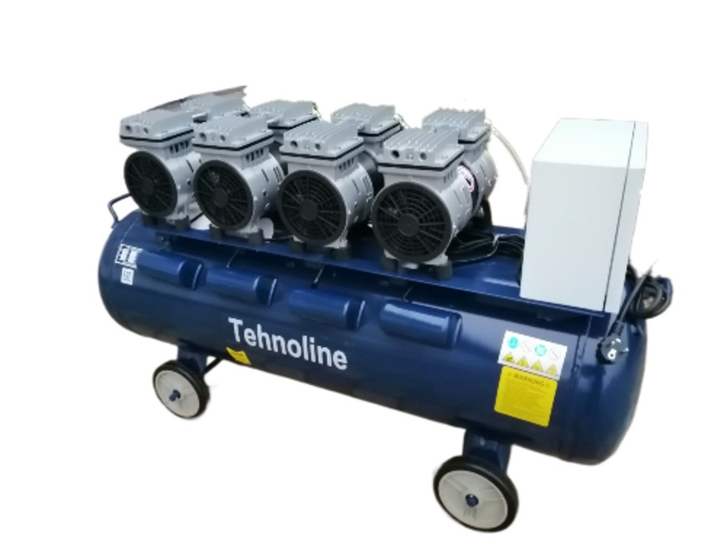 Компрессор Tehnoline ТВ550/4/100/2,2кВт/8 атм/безмасляный/автоматика+регулятор