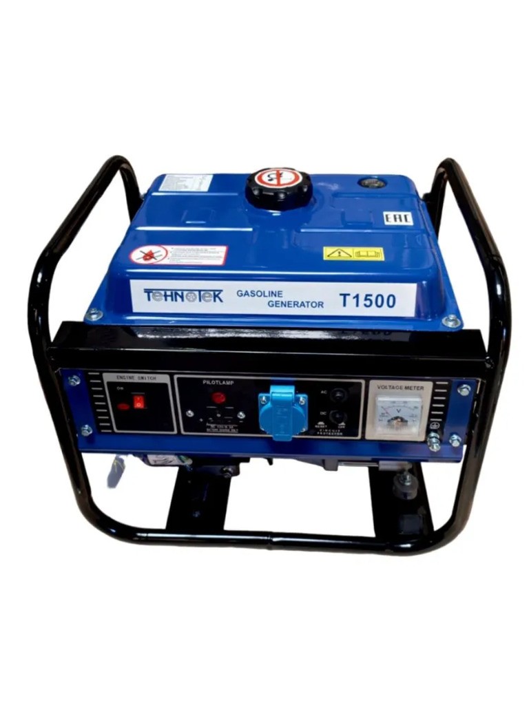 Генератор Tehnoline T1500 (1/1,2 кВт ручной.старт, алюм обмотка)